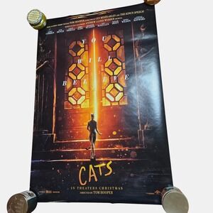 Cats 2019 Original Promo Movie Poster 27x40 Robbie Fairchild, Mette Narrative